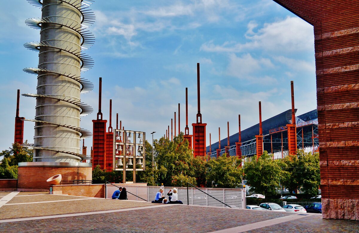 Industrial structures at Parco Dora